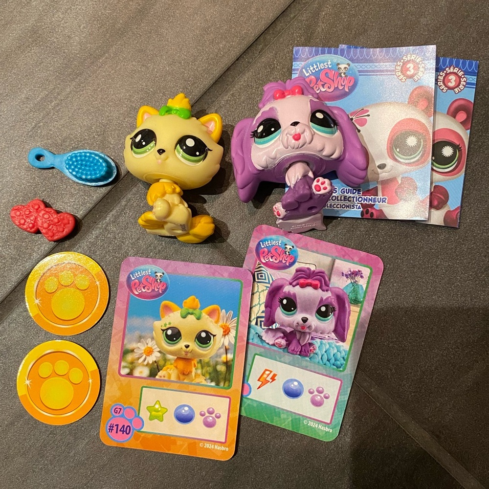 Littlest Pet Shop Pets G7 #140 & #144